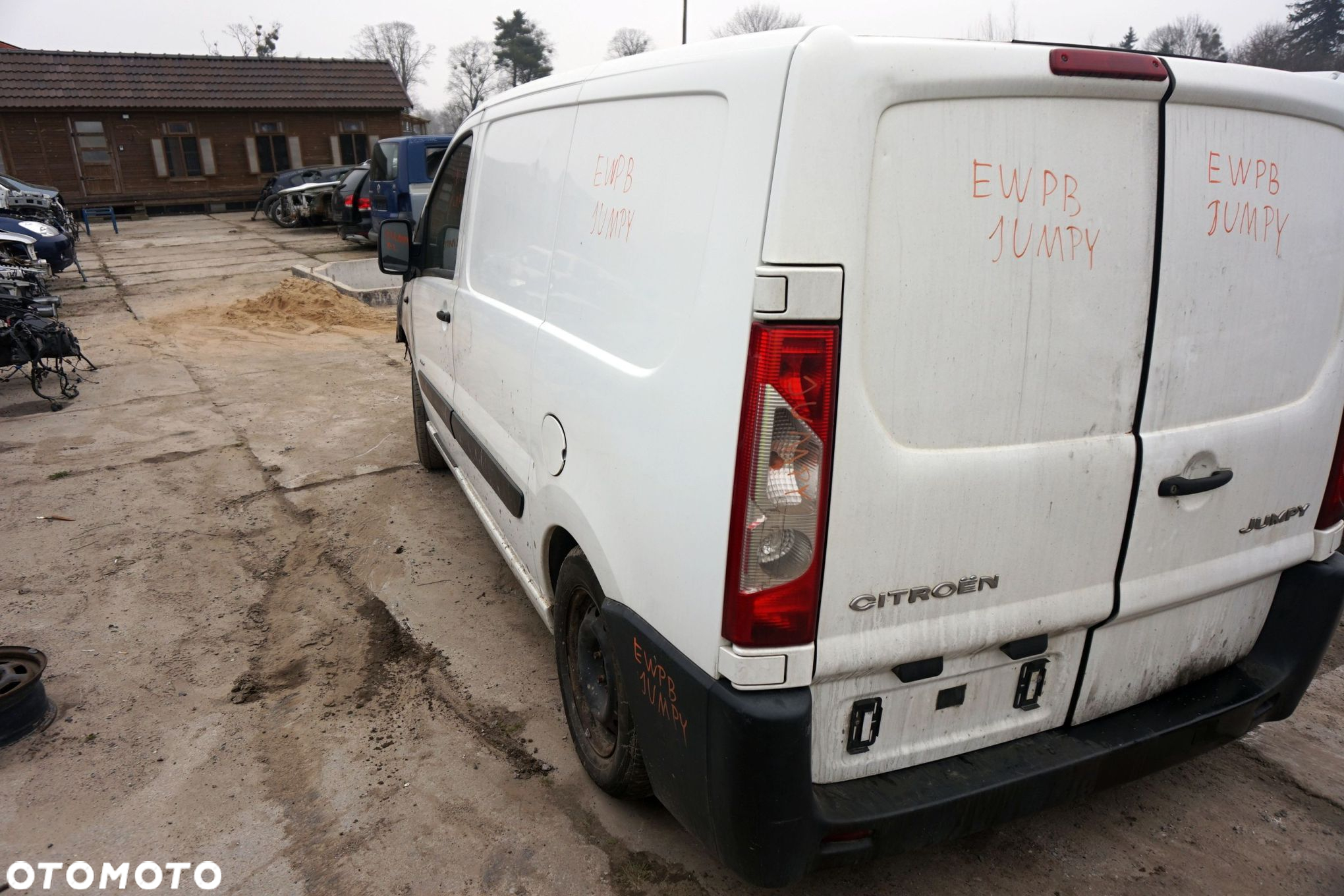 CITROEN JUMPY II L1H1 2007 EWPA 2.0 HDI DW10UTED4 120KM 20MB13 BIAŁY na części - 3