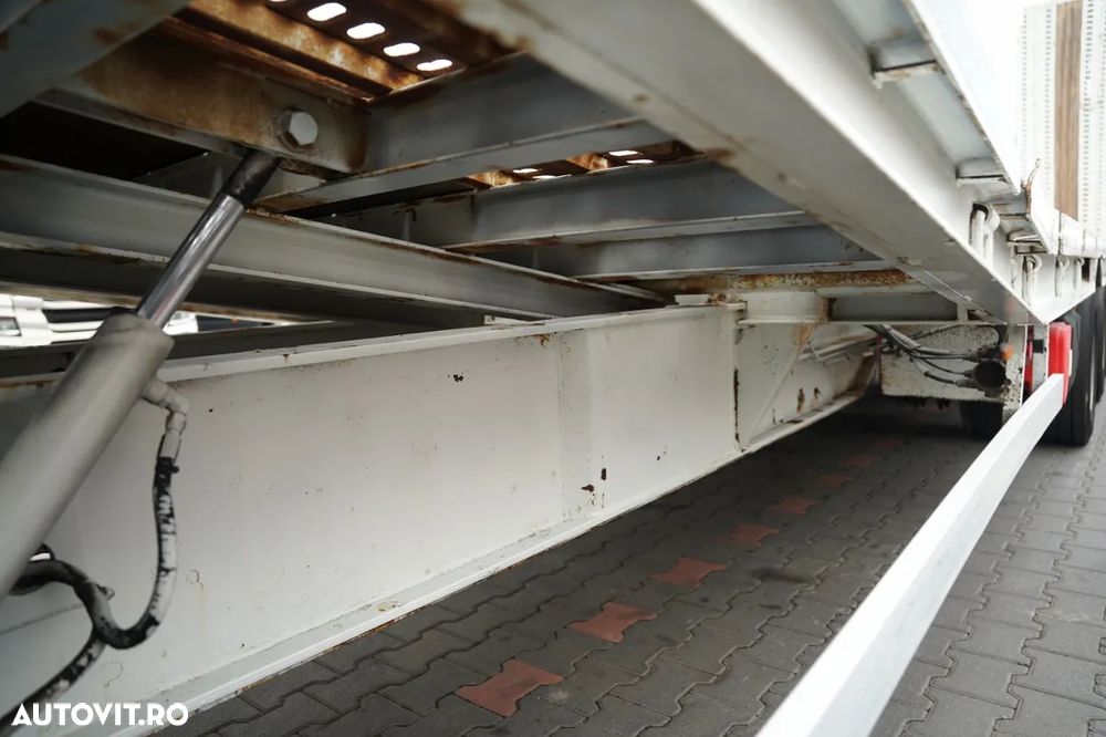 Altul REMORCA AUTO AMC CASTERA / ÎNCĂRCARE JOSĂ / 13,5 M / TABEL HIDRAULIC / TABELE HIDRAULICE / AX DE DIRECȚIE / TRONCIU - 27