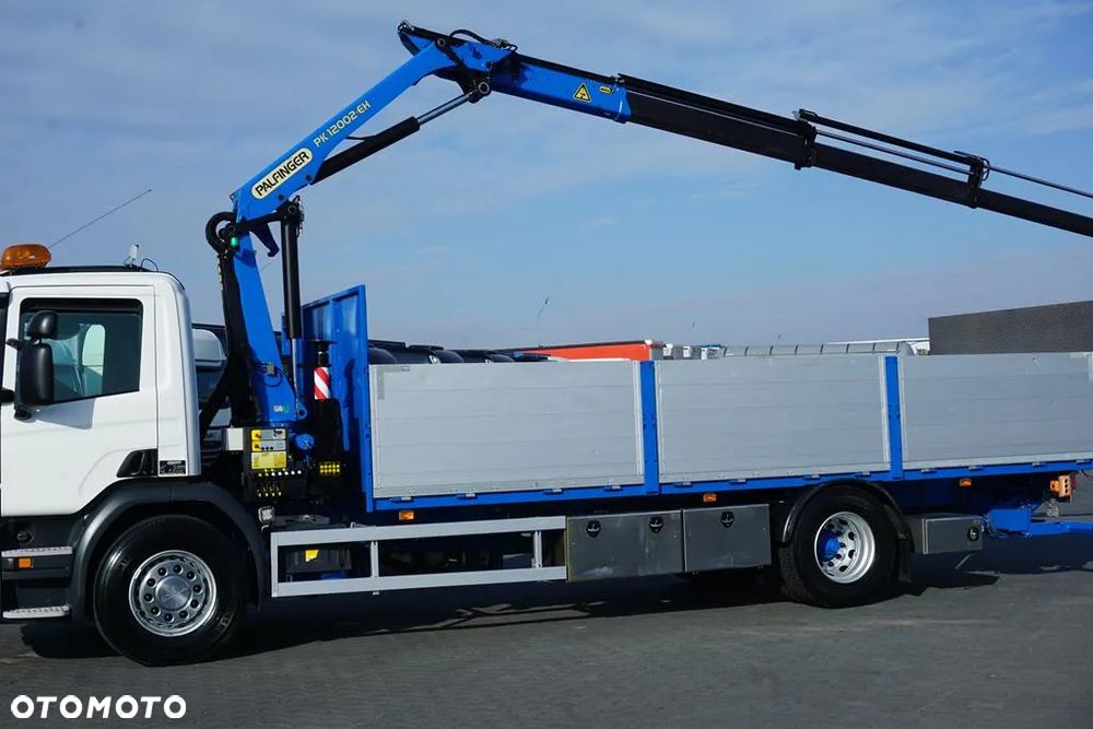 Scania / P 250 / ACC / SKRZYNIOWY + HDS + WINDA / PALFINGER PK 12 002 - EH B / WYSIĘG 10 M - 21