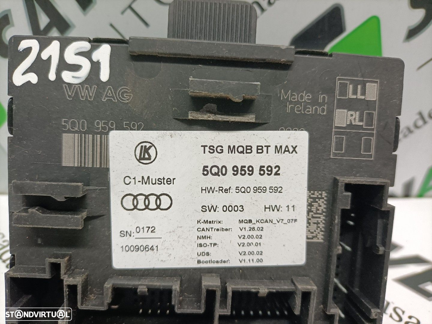 Módulo Eletrónico Volkswagen Golf Vii (5G1, Bq1, Be1, Be2) - 2