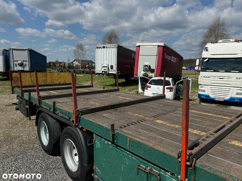 Trailor Naczepa Platforma !! Wzmacniana !! 2 osie !! Stan BDB !! Import France - 4