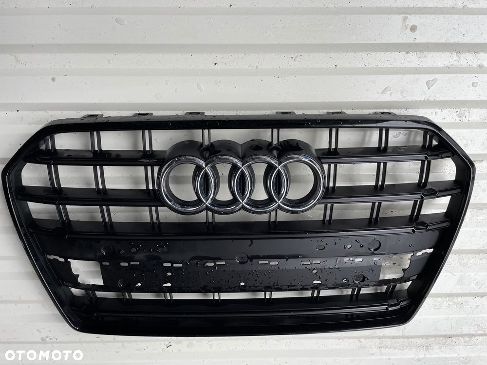 ATRAPA CHŁODNICY PRZÓD GRILL AUDI A6 C7 4G0 COMPETITION S6 BLACK 4G0853653T - 4