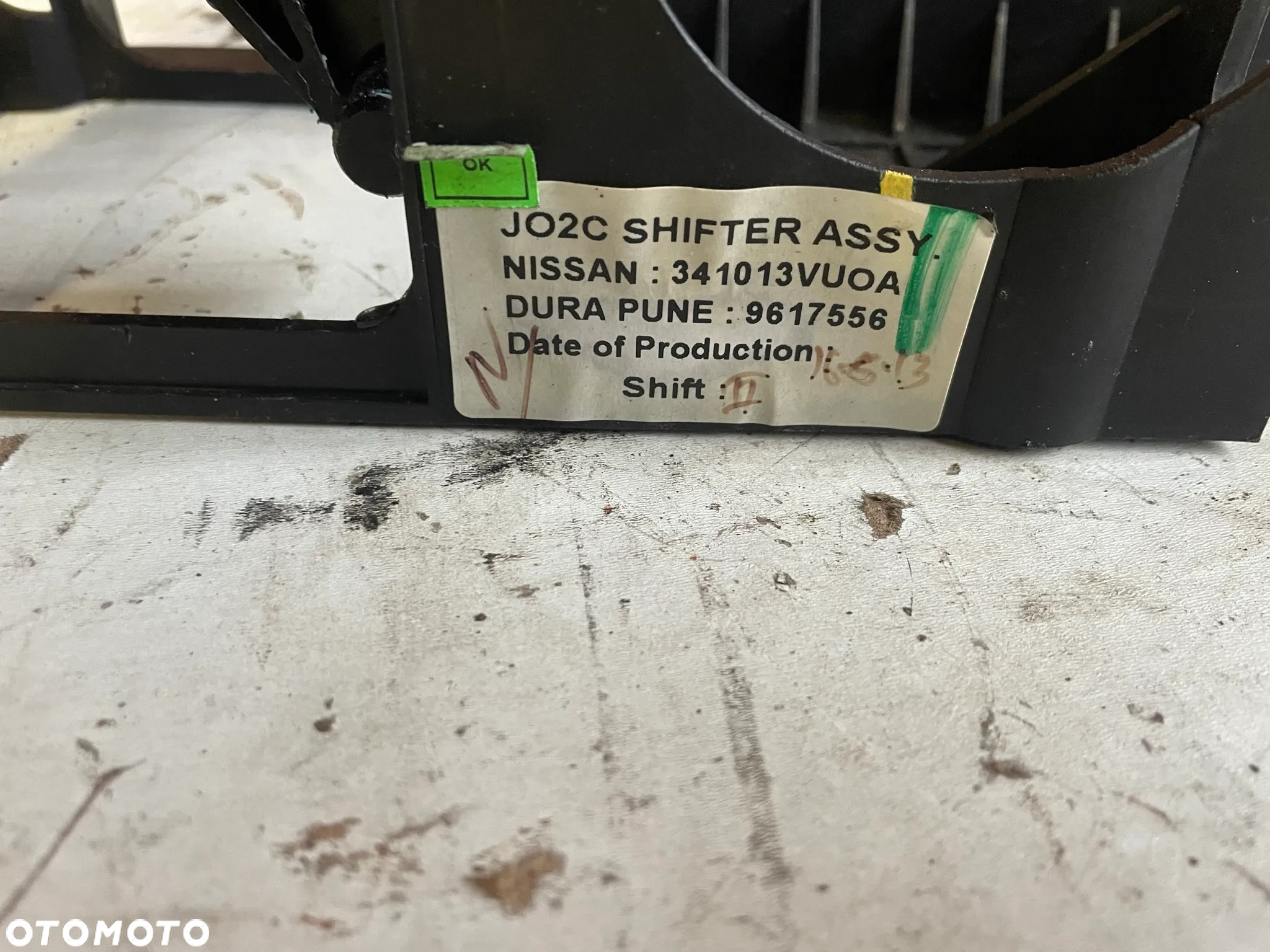 NISSAN NOTE E12 WYBIERAK LEWAREK ZMIANY BIEGÓW 341013VUOA - 2