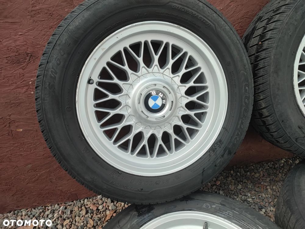 BMW  E39 / E46 / E38 / E36 / E34 / E32 / E60 / ITP. ORYGINALNY KOMPLET FELG STYLING 5 ( 4 SZTUKI + 1 ZAPASÓWKA ) + DEKIELKI W ROZMIARZE 16 CALI 7J ET20 O NR. 36 11 1 092 336 OEM W DOBRYM STANIE + OPONY GRATIS POD PROJEKT / M5 / RARYTAS - 9