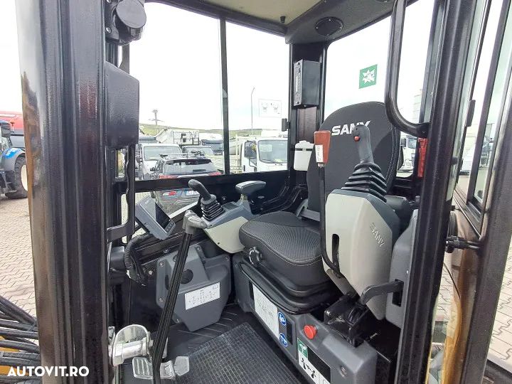Sany sy26u miniexcavator cu doua cupe si lama tip buldozer - 14