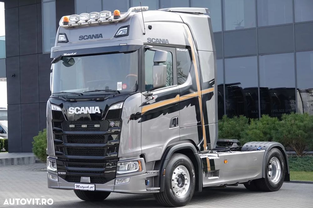 Scania S 500 / RETARDER / AER CONDIȚIONAT PARCARE / JANTE DIN ALIAJ / PIELE / ANVELOPE 100% / REZERVORE 1.400 L - 4