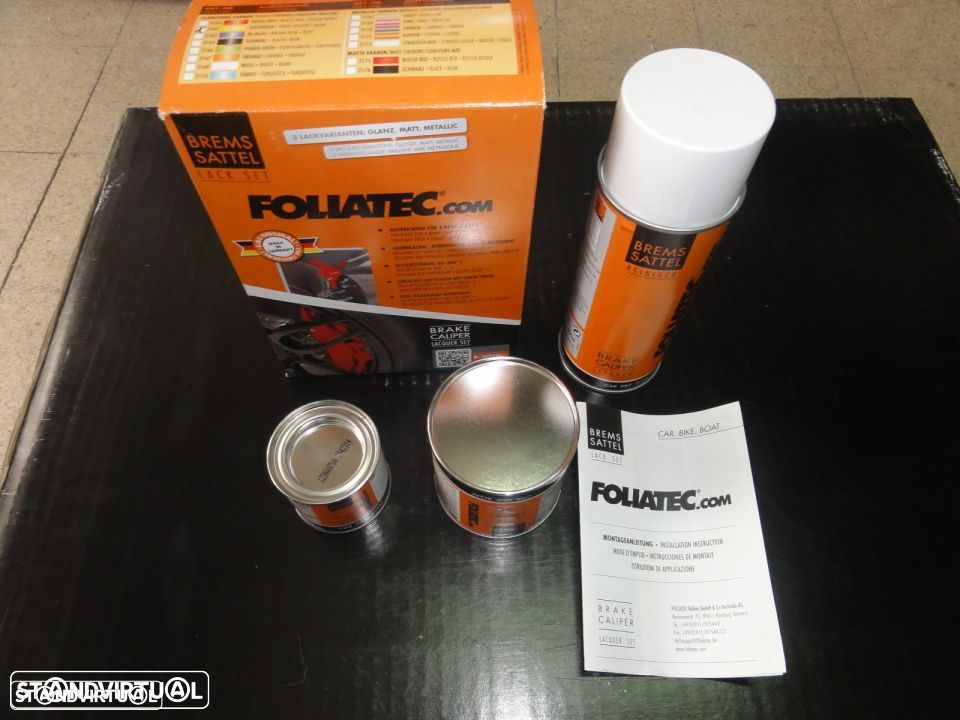 Tinta alta temperatura Foliatec de cor Verde Toxic / verde Porsche para bombas / pinças travão - 13