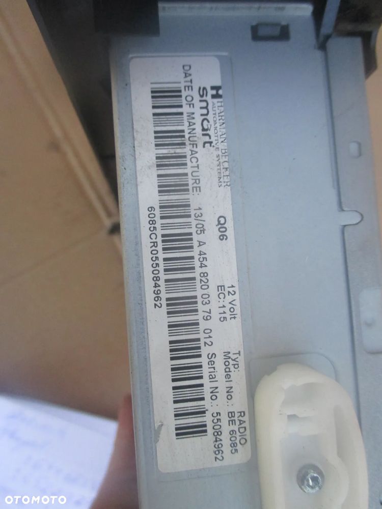 Radio CD Smart 454 A4548200379012 - 4