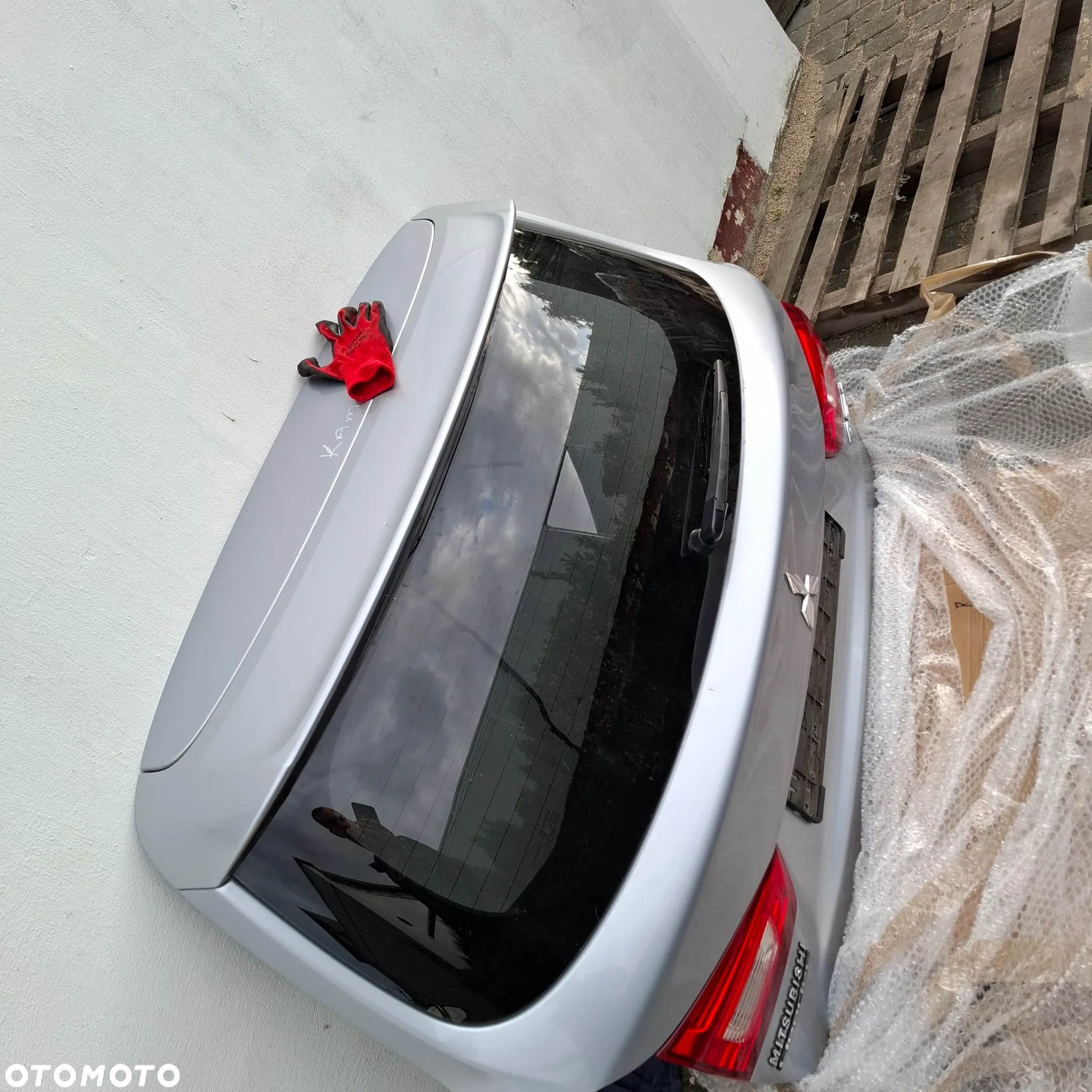 MITSUBISHI ASX 10-19 ZDERZAK TYŁ TYLNY KLAPA BAGAZNIK TYŁ SREBRNA KOMPLETNE W KOLOR A31 U25 - 13
