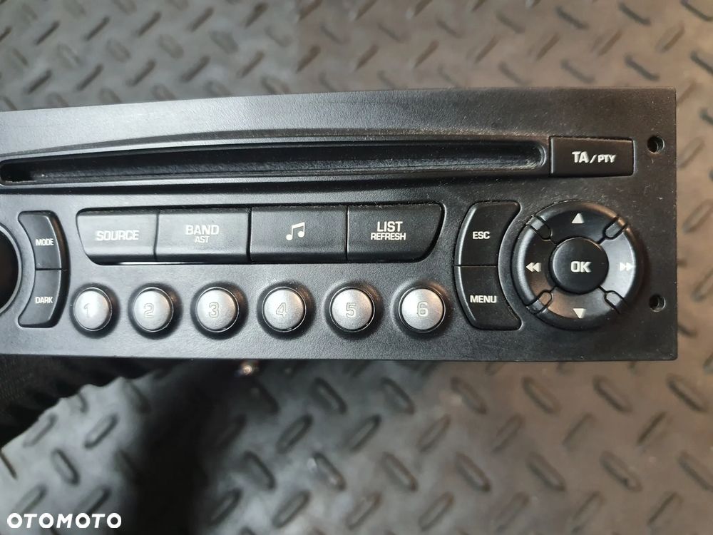 RADIO FABRYCZNE RADIOODTWARZACZ CD 96639793XT00 PEUGEOT 207 - 3