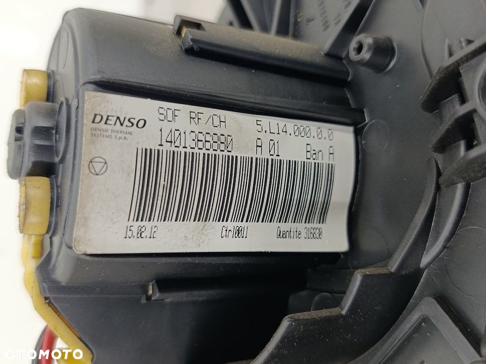 WENTYLATOR NAWIEWU, DMUCHAWA CITROEN JUMPY II 1401366880 DENSO 2.0 HDI - 5