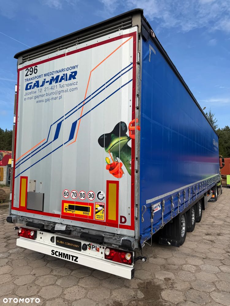 Schmitz Cargobull FIRANKA MEGA / OPONY R 19.5 / RAMA OCYNK / PODNOSZONY REGULOWANY DACH / KOŁO ZAPASOWE / ALUMINIOWE DESKI / BARDZO ŁADNY STAN / FAKTURA VAT MARŻA / 2021 ROK !! - 20