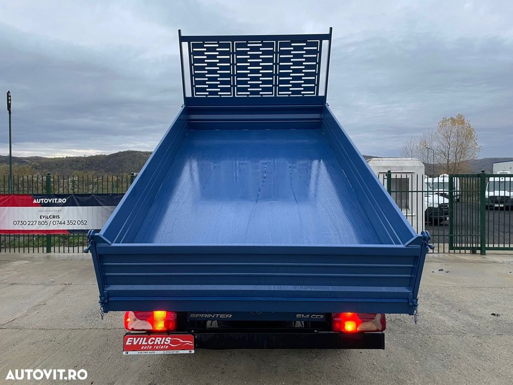 Mercedes-Benz Sprinter BASCULABIL AXA DUBLA SPATE Bena 3.8 m - 14