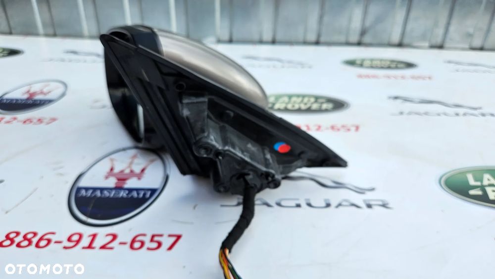Jaguar XJ 351 2010-2015 Kompletne lusterko lewe Kierowcy USA KOLOR LMO 18 kabli - 5