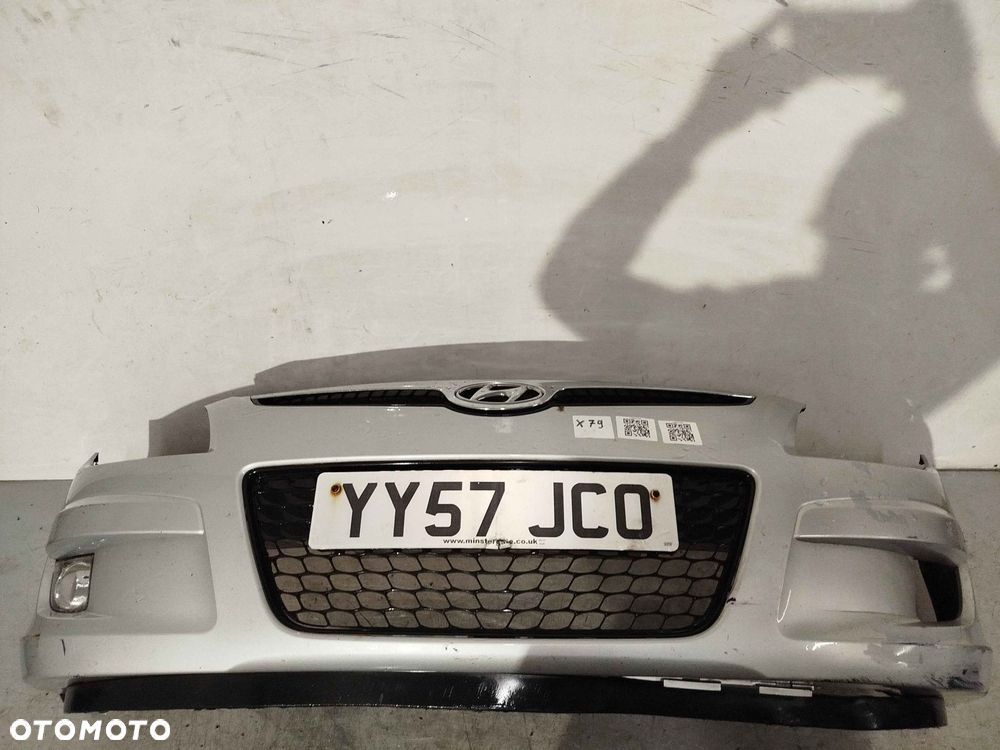 + ZDERZAK PRZÓD PRZEDNI HYUNDAI I30 LIFT FL CS SREBRNY HALOGENY DO MALOWANIA !