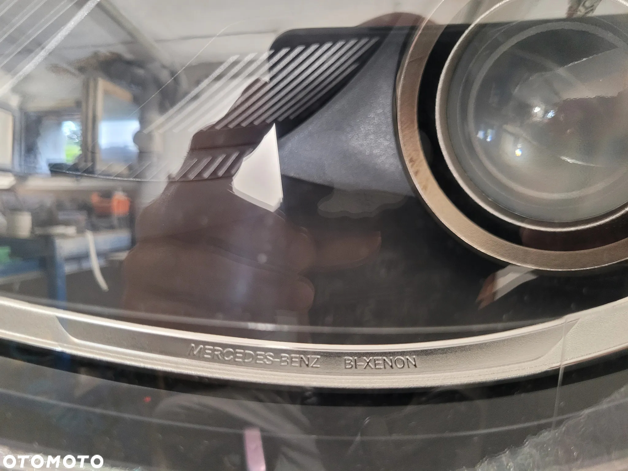 Mercedes B klasa w246 lampa przód lewa bi-xenon led nieskretny eu - 4