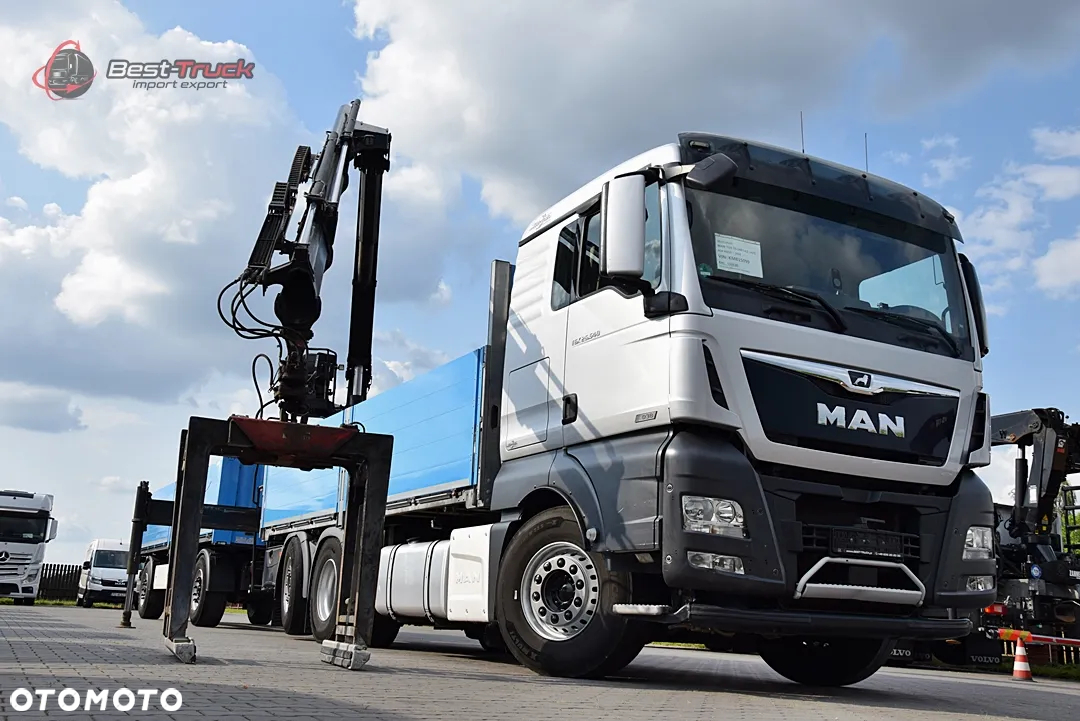 MAN TGX 26.540 /6X2/HDS PALFINGER 23.001L / OŚ POD. SKRĘTNA / CAŁY NA POD. - 2