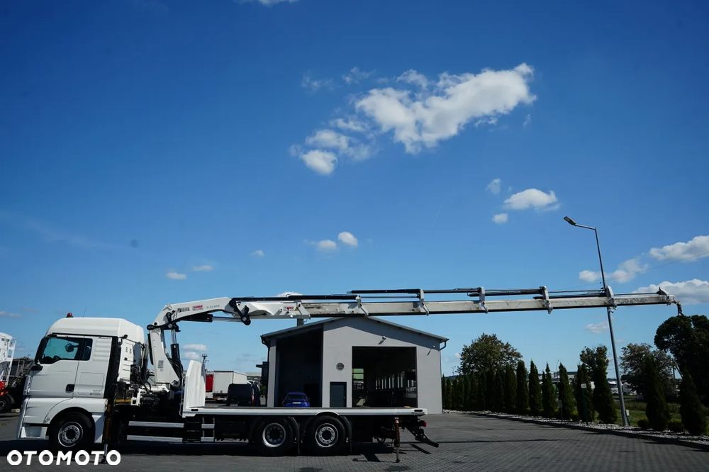 MAN TGX 18.440 / 6x2 / PLATFORMA - 6,3 M / HDS HIAB 422 E-6 HIDUO / MAX UDŹWIG: 12 000 KG / MAX WYSUW: 16,5 M / PILOT / - 4
