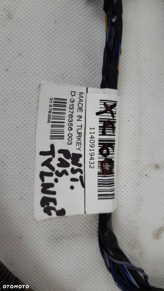 VOLVO XC60 I LIFT WIĄZKA INSTALACJA PDC ZDERZAKA TYŁ 31376356 - 6