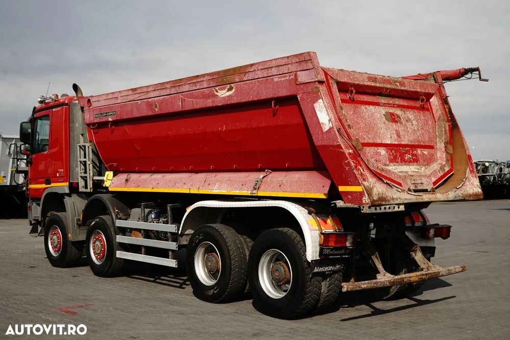 Mercedes-Benz ACTROS 4144 / 8x8 / BASCULATOR SPATE / MEILLER KIPPER / EURO 5 - 10