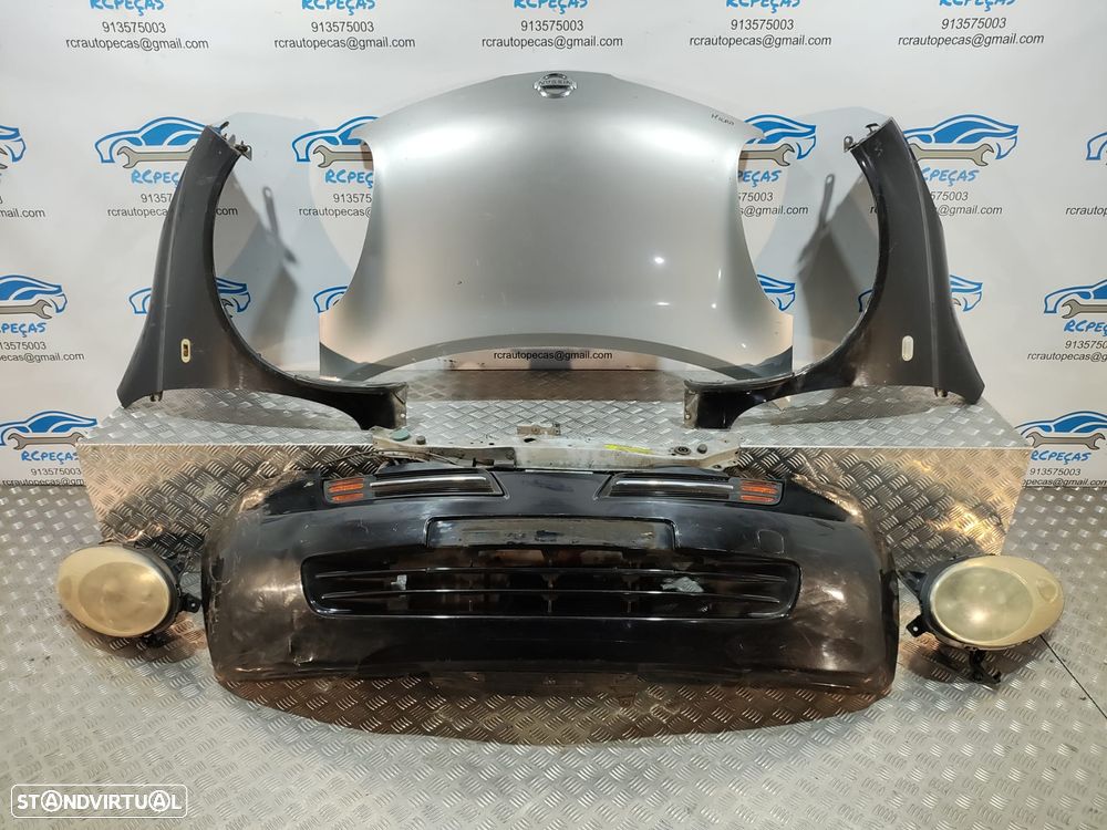 FRENTE COMPLETA NISSAN MICRA III 3 MK3 K12 CAPOT PARACHOQUES GUARDA-LAMAS OTICAS RADIADOR VENTILADOR