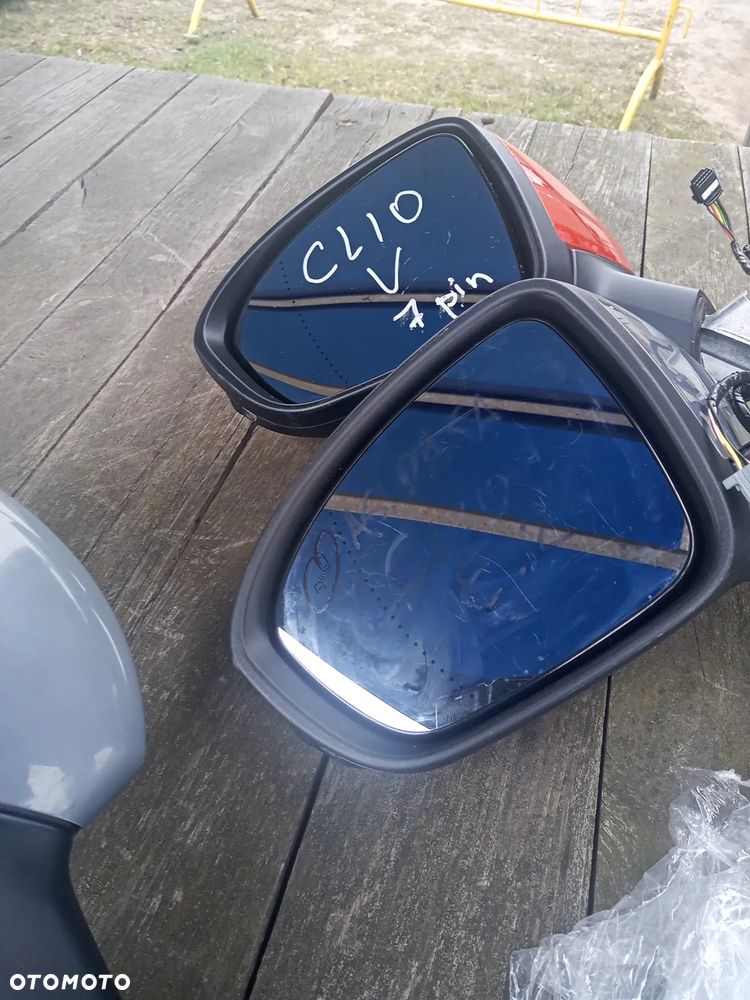 Lusterko Renault Clio V 5 lewe różne funkcje 7 pin 9+4 pin 10+4 kamera asystent - 5