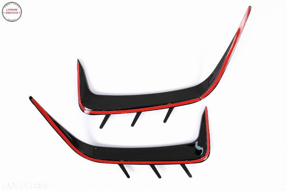 Prelungiri Extensii Bara Spate BMW Seria 4 G22 (2020+) Negru Lucios- livrare gratuita - 5