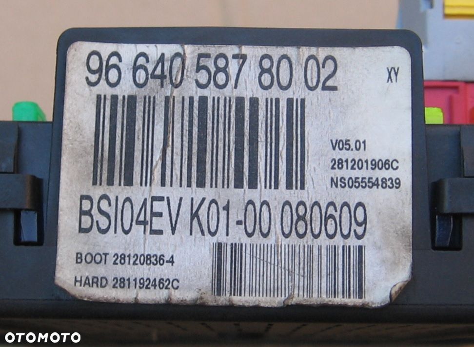 sterownik moduł BSI PARTNER 966405878002 PEUGEOT - 3