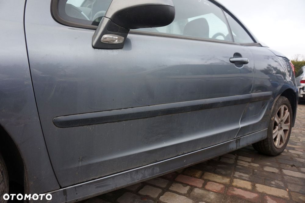 DRZWI PRZEDNIE LEWE 207 CC CABRIO KTHC  SZARY PEUGEOT 2007-2009 - 2