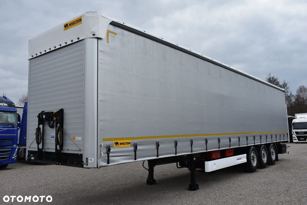 Wielton OS PODNOSZONA // 40 TYŚ KM PRZEBIEG !! // NOWA !! //  OSIE SAF // FULL LED // SALON POLSKA // DACH PODNOSZONY // - 1