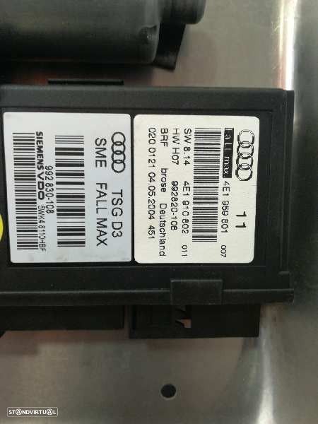 ELEVADOR DE VIDRO FRONTAL ESQUERDO AUDI A8 2003 -992830108 - 2
