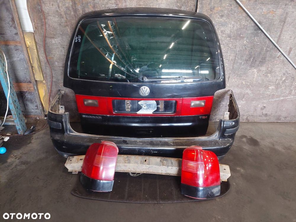 KOMPLETNY TYŁ KLAPA BAGAŻNIKA ZDERZAK LAMPY VOLKSWAGEN SHARAN MK1 LIFT L041 - 1