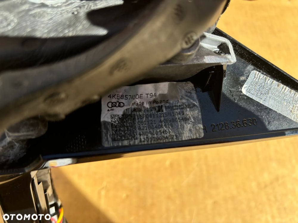 Audi E Tron 4KE 4KE857410E Lusterko Kamera Przednie Prawe Prawy Przoód Kamera Boczna - 7