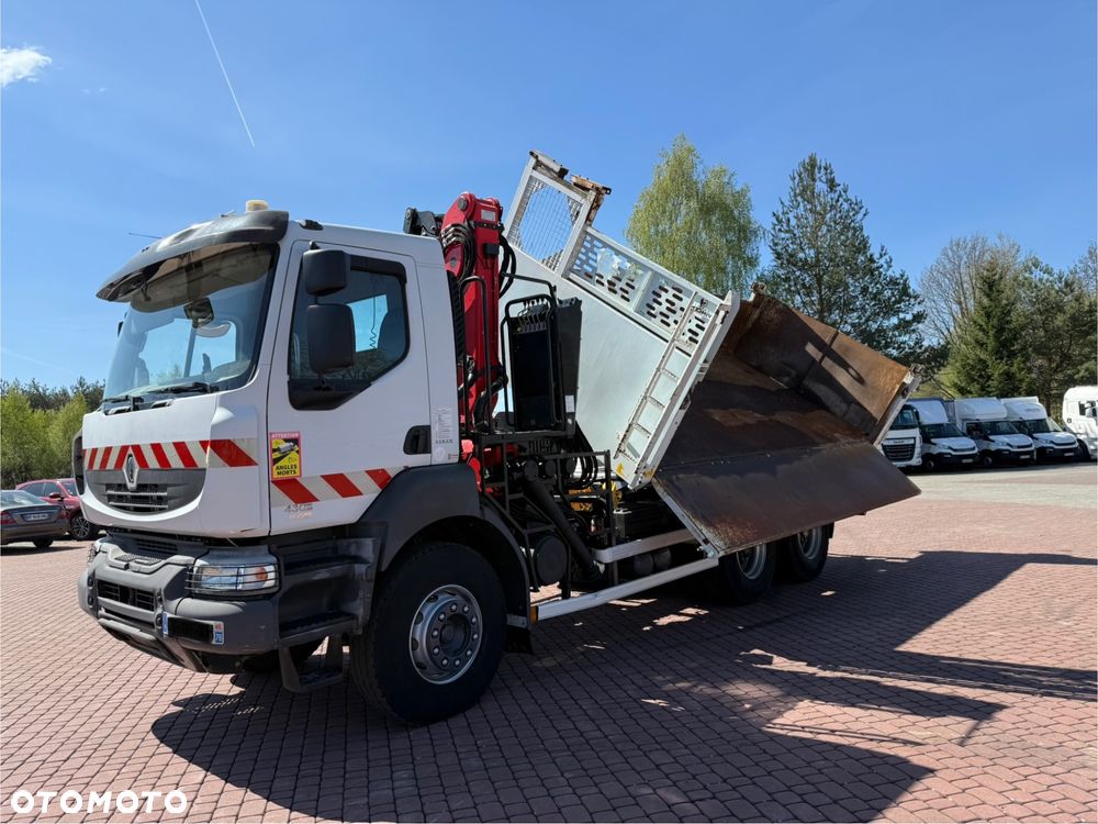 Renault KREAX 430 EEV* 6x4* HDS PALFINGER EPSILON Q150Z* BI-BENNE+HYDROBURTA* TYLKO 111.000 KM* KOŁA 80%* Z FRANCJI - 3