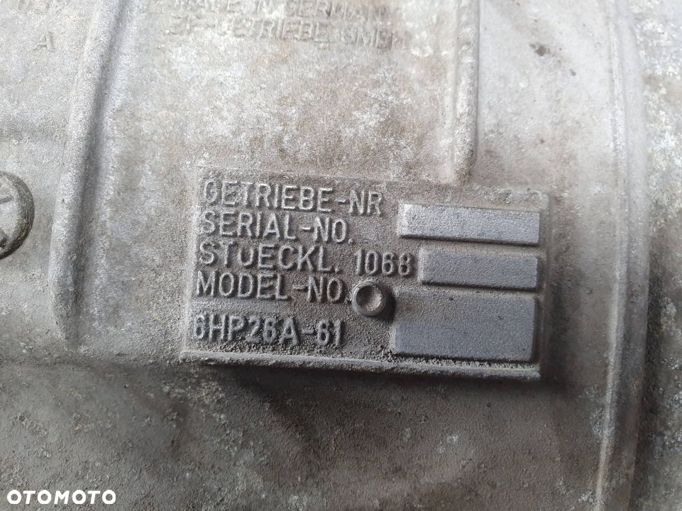 SKRZYNIA AUTOMATYCZNA AUDI A8 D3 W12 JBV - 6