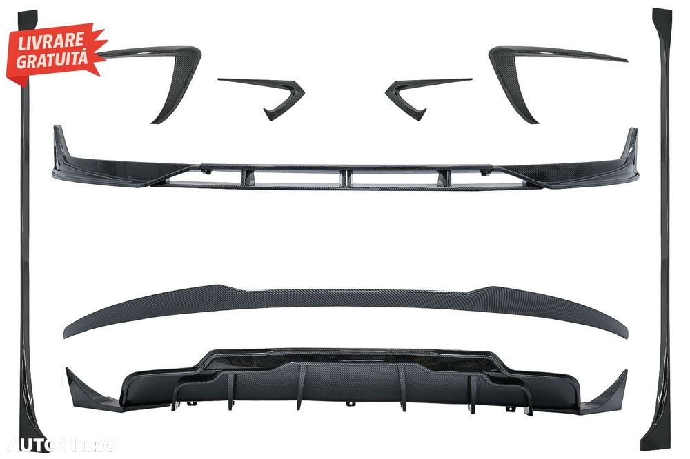 Pachet Exterior Aerodinamic Tesla Model 3 (2017-) Carbon Look- livrare gratuita - 1