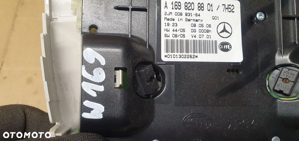 Lampka oświetlenie kabiny podsufitki Mercedes A-Klasa W169 A1698208801 - 8