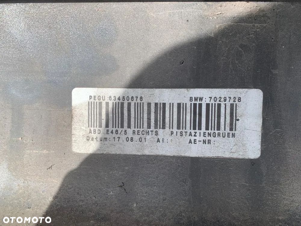 BMW E46 COMPACT LISTWA PROGOWA PRAWA NAKŁADKA 7029728 - 2