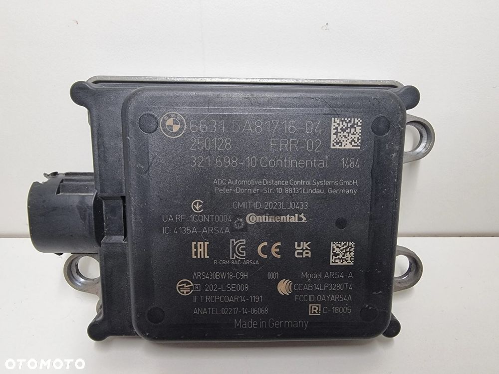 RADAR SENSOR DISTRONIC ACC BMW M3 G80 M4 G82 G20 G30 G01 G02 - 2