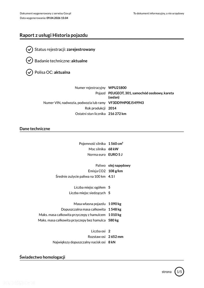 Peugeot 301 1.6 HDi Active - 18