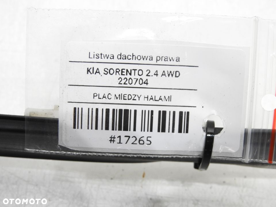 LISTWA DACHOWA DACHU LEWA KIA SORENTO I - 13