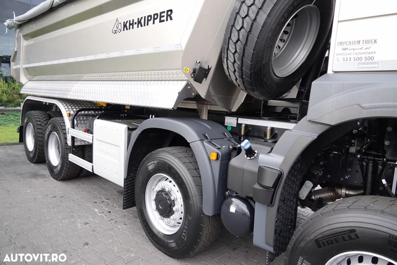 MAN TGS 41.480 / 8X8 / ​​BASCULATOR SPATE / KH-KIPPER / HARDOX / METALIC / 2025 / AUTOMAT / NOU / DISPONIBIL Imediat! - 20