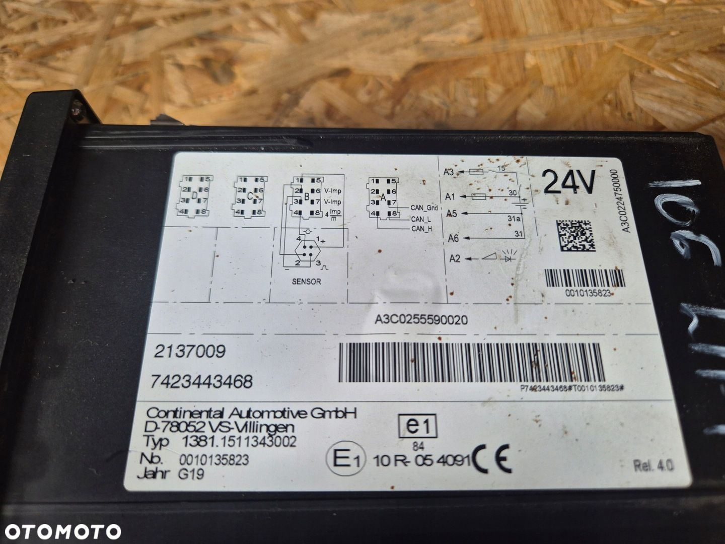TACHOGRAF REL4.0 2019 ROK DAF XF 106 , CF , LF EURO 6 - 2