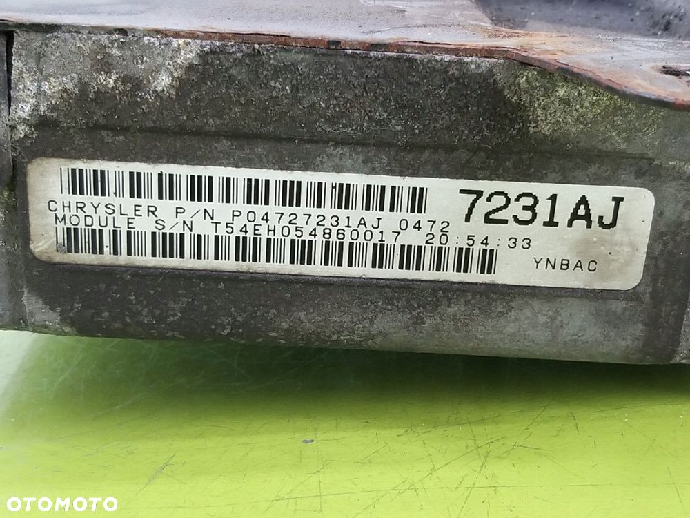 Komputer sterownik silnika Chrysler Voyager III 2,4 16V 95-00 R P04727231AJ - 2