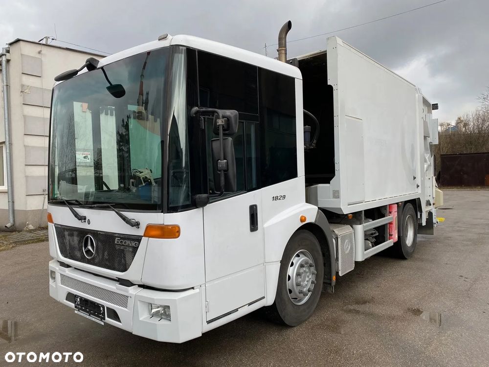 Mercedes-Benz Econic śmieciarka z wagą ZOELLER Semat 16m3 EURO 5 - 2