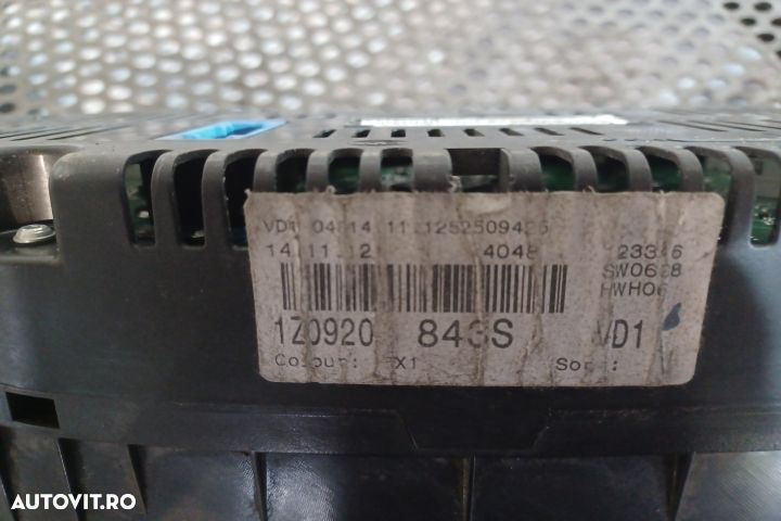 Ceasuri bord MANUAL 1.6 CAY 1Z0920 A2C53428488 Skoda Octavia 2 [facel - 3