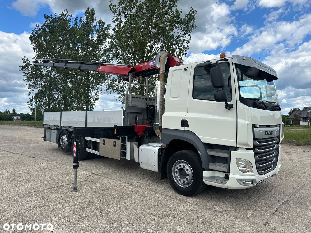 DAF CF 430  6X2 org,173 tys.km. HDS HMF 2620K5 - 4