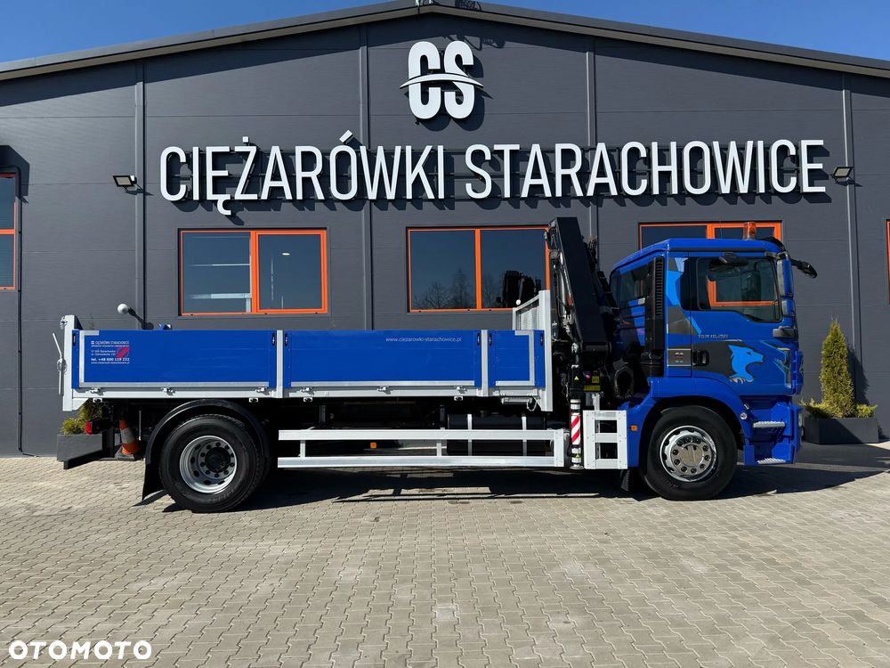 MAN TGM TGL TGS 18.250 // wywrotka // skrzynia // HDS HMF z pilotem // 4x2 // budowlanka // kiper wywrot żuraw dzwig kran crane - 7