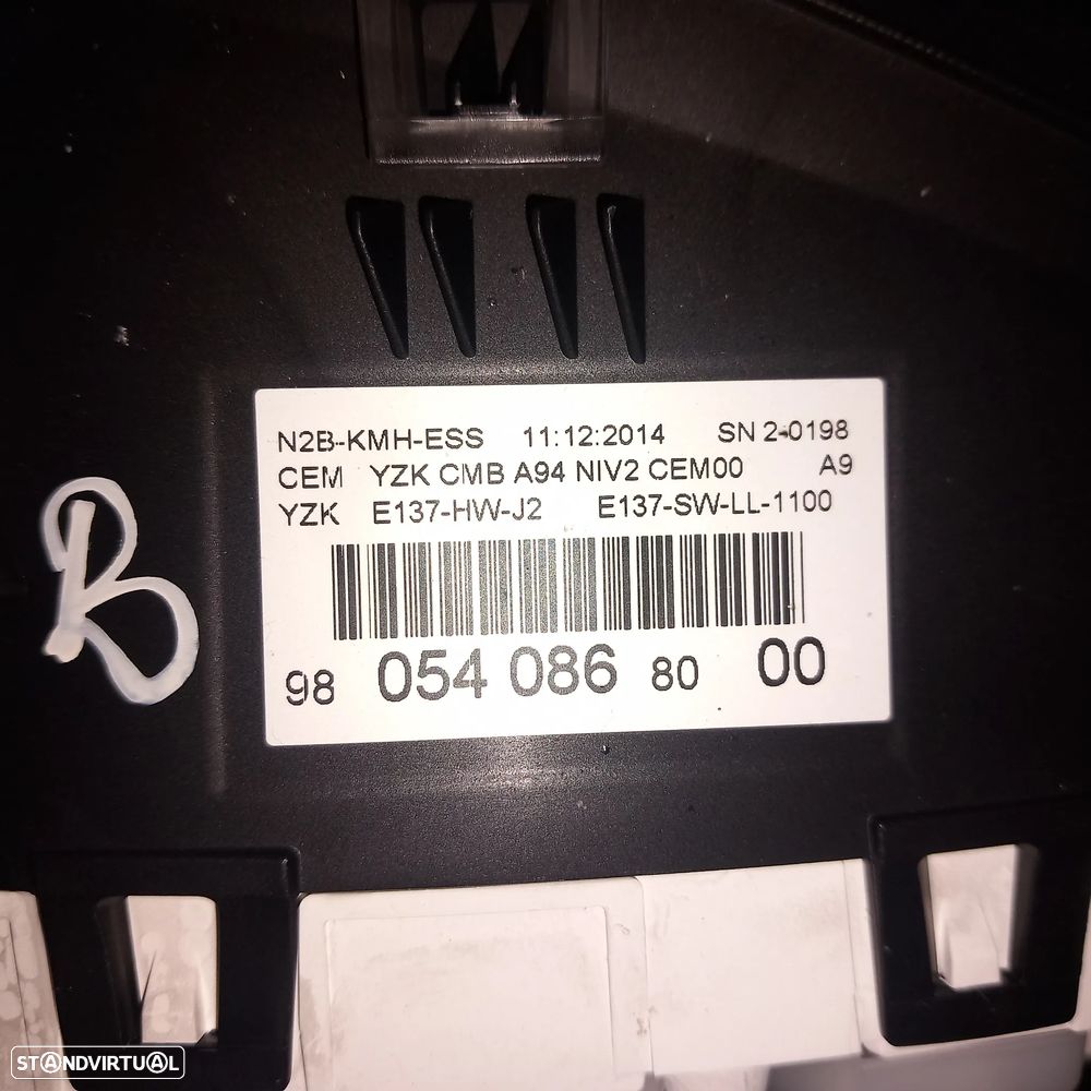 Quadrante Peugeot 2008 980540868000 - 2