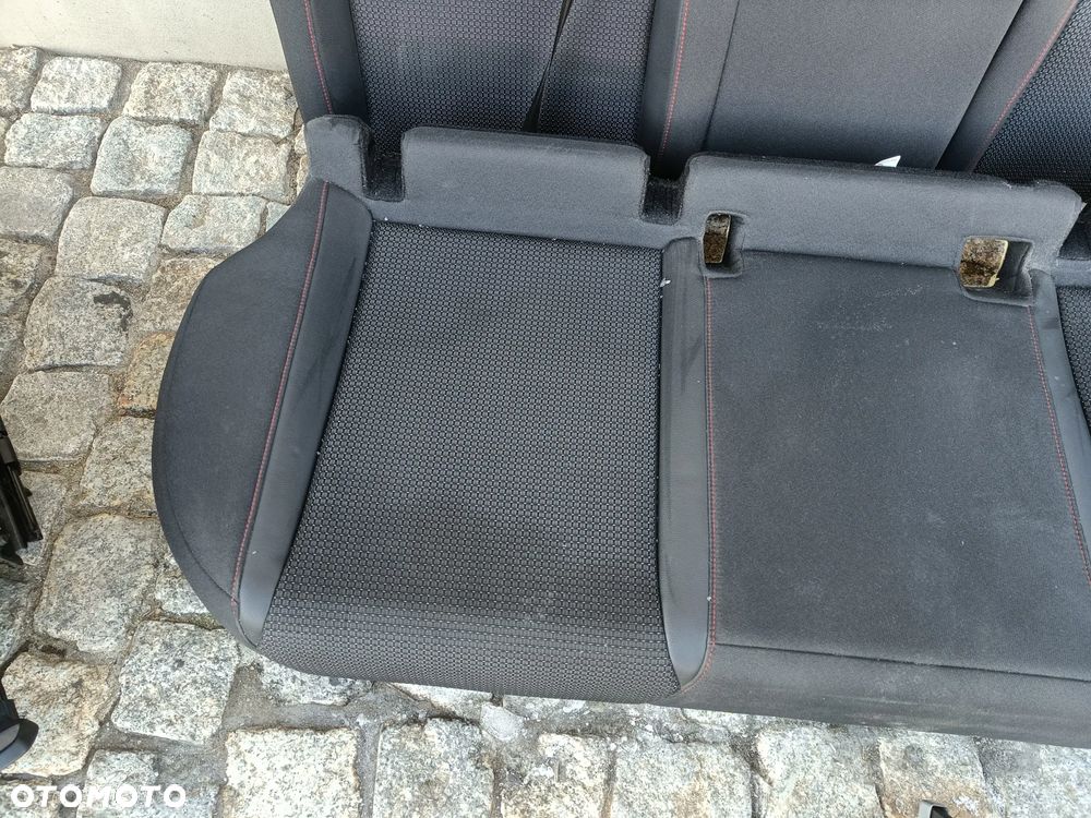 Fotele Seat Leon 3 III FR Skóra Kanapa Przekładka Siedzenia - 6